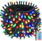 Meision Solar Lichterkette Außen 30m 300LEDs Lichterkette Weihnachten LED Outdoor Lichterkette mit 8 Modi + Timer + Fernbedienung Solarlichterkette Wetterfest für Garten, Balkon, Hochzeit, Bunt
