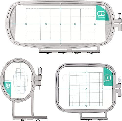 Sew Tech Stickelrahmen für Brother SE600 PE 550D PE535 SE400 PE525 PE540D PE500 SE625 SE425 Innovis Babylock Brother Stickelmaschine Hoop (3in1-Set)