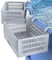 XL Poolside Storage Basket 2pcs, Foldable Above Ground Pool Storage Basket for Pool Toys, Towels, Beverages, Poolside Organizer, Pool Accessories for Above Ground Swimming Pool, Grey