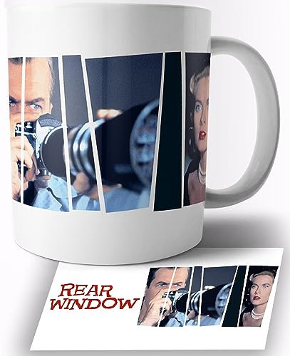 Rear Window James Stewart Keramik Becher 325ml Tasse Mug
