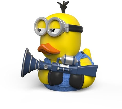 TUBBZ Erstausgabe Minions Kevin (mit Furz-Blaster) Sammler-Vinyl-Gummientenfigur - Offizielle Universal Despicable Me 4 Merchandise - Kinder TV, Filme & Videospiele