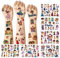 Encanto Tattoo Kinder, 6 Blätter Temporäre Kindertattoos Aufkleber, 140+ Stile FullHouse Sticker Set für Mädchen Jungen, Geburtstagsgeschenke Kindergeburtstag Mitgebsel Festival Party Deko