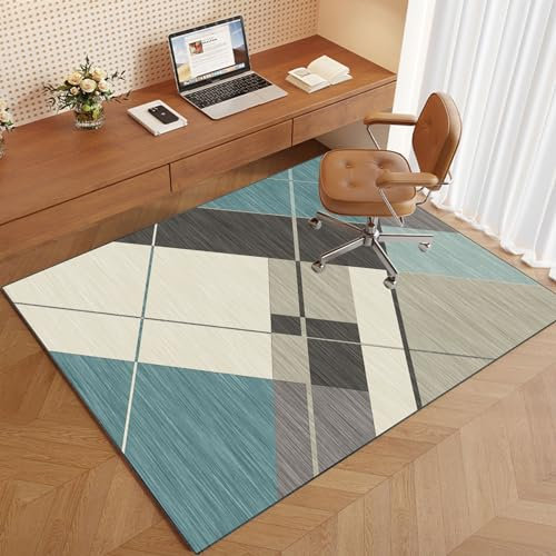 VETCS Bodenschutzmatte für Hartböden und Teppich 160 x 200 cm Gaming Bürostuhl Stuhlmatten | Schreibtischstuhl Unterlage | Teppich Stuhlunterlage | Dekoriere Dein Büro Wohnzimmer Schlafzimmer