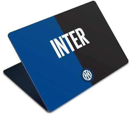 Head Case Designs Offizielle Inter Milan Inter Milan Logo Abzeichen Vinyl Haut Aufkleber Abziehbild Abdeckung kompatibel mit Apple MacBook Air 15 M2 2023