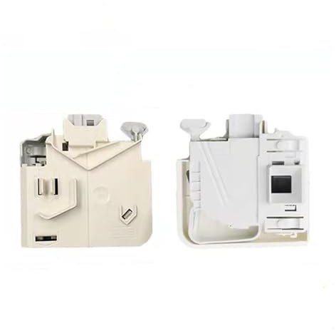 FHAJKTJB Piezas del Interruptor de Bloqueo de Puerta de Lavadora de Tambor IQ500 IQ300 IQ700 EMZ, Compatible con Siemens, Compatible con Bosch(Standard)