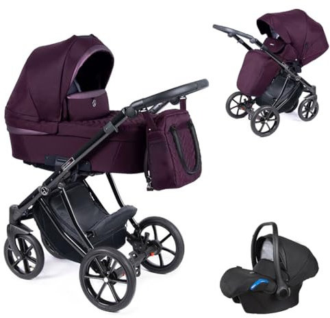 Kinderwagen-Set 4 in 1 Dante inkl. Sportsitz und Autositz - 13 Teile - in 12 Designs