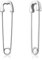 CHIC & ARTSY 925 Sterling Silber Sicherheitsnadel Ohrringe Büroklammer Ohrringe für Frauen