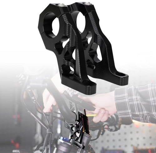 Runfarr Manubrio Riser Moto,Alza Manubrio Morsetto di Montaggio Rialzo Attacco Manubrio in Lega di Alluminio per Talariasting Talaria Sting MX3/MX4-Nero