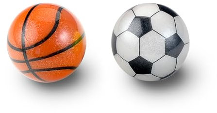 Perixx Peripro-303X2H Sport-Trackball, 3,4 cm (1,34 Zoll), lustiges Basketball- und Fußball-Design, kompatibel mit M570, M575, PERIMICE-517/520/717/720 und anderen 3,4 cm Trackball-Maus