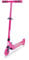 Zinc Identity Two Wheeled Folding Light Up Scooter - Pink, Light up LED Wheels, Folding, Fold Down Handles, Non-Slip Deck, Height Adjustable, For Ages 5+, Great Gift Idea