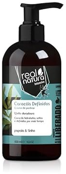 REAL NATURA - Locken definierende Leave-in-Creme 500ml - Unisex - Frei von aggressiven Inhaltsstoffen für gesunde, definierte Locken