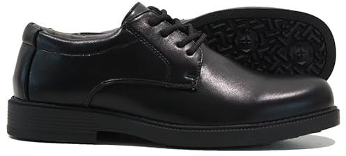 Men's Oxford Shoes - Formal Brogues in Patent Leather | Classic Lace-Up Derby Dress Shoes | Lightweight and Perfect for Business, Weddings, Special Occasions