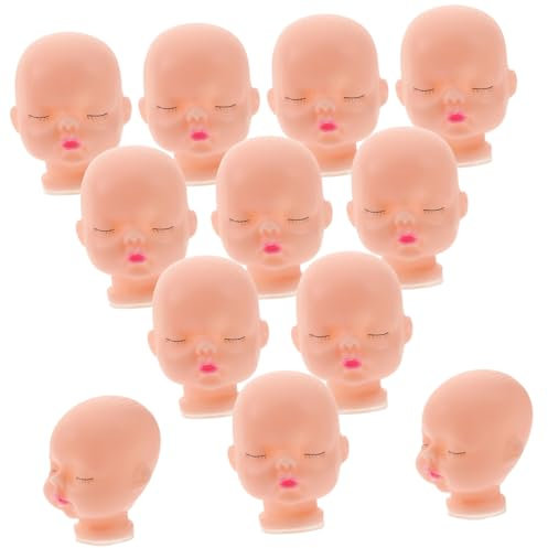 IWOWHERO 30stücke Puppenköpfe Schlüsselanhänger Teiliges Aus Handgefertigten Doll Für Bastelprojekte Und Kreative Dekorationen Als Schlüsselanhänger Oder Fotorequisiten
