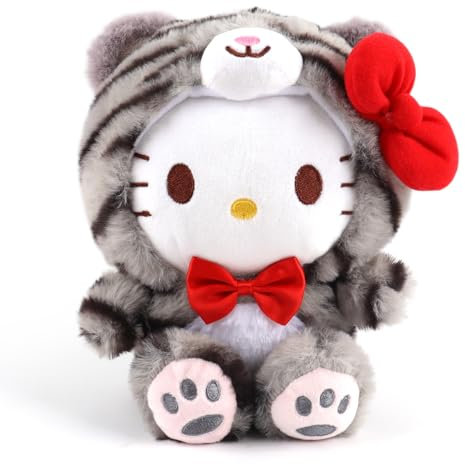 Sdjuifsd Kitty Plüsch, Kitty Stofftier, Kitty Kuscheltier, Kitty Plüschtier, Kitty Doll, Kitty Spielzeug Plush, Plushies Kitty, Kitty Figuren Plüsch, Kitty Plush, Kitty Plush Toy 20 cm