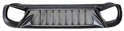Kühlergrill Grill Für Jeep Für Renegade 2016 2017 2018 Grills Frontstoßstange Racing Black Carbon Air Grille Lntake Styling Außenzubehör Teile Front Kühlergrille(Matt Black)