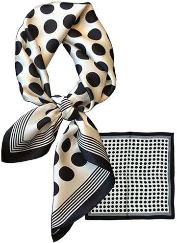 LEBOOBELL Damen 70 * 70cm Schal Quadratisch Bandana Tuch Seiden Schals Kopftuch Haarschmuck