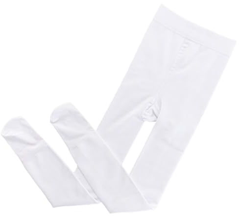 Fudaolee Medias Cálidas para Niña Termica Invierno Leggings L-Blanco, S