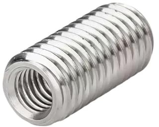 YJQHODY Gewindeeinsatzhülsenadapter aus Edelstahl, Konvertermuttern for Innen- und Außengewinde(15MM*M8*M16)