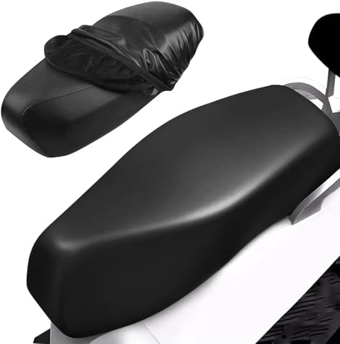 Homshsjhkis Universal Motorrad Sitzbezug, Groß Motorrad Sitzabdeckung Kissen, Wasserdichter Sitzbezüge mit Gummiband Moto Roller Kissenbezug,