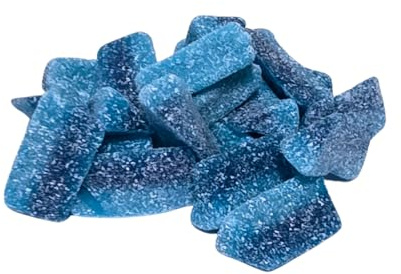 Gummilicious Sour Blue Shock 2kg – Halale saure Fruchtgummistreifen Blue