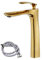 Tall Counter Top Basin Mixer Tap Curved Bathroom Sink Tap,Polish Gold, XY1003GH,XINYU