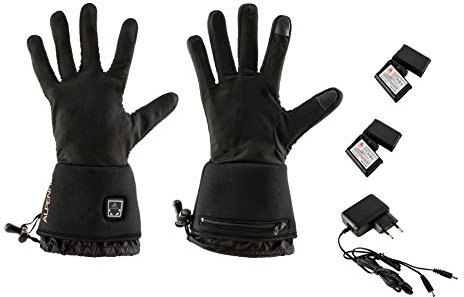 ALPENHEAT FireGloveliner Beheizter Unterziehhandschuh, schwarz, XS