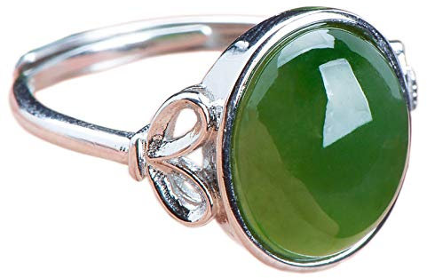 Mayanyan S925 Silber Natur- und Hetian Jade Jaspis Intarsien Leben verstellbare tragen Größe Ring Schmuck Geschenke