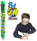 Rainbow Writer - Krokodil, Farbwechselstifte von Deluxebase. 8-in-1-Kugelschreiber, tolle Neuheitsstifte für Kinder und ideales Büro- oder Schulmaterial