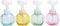 Seifenspender Seifenspender 4 Stück 300 ml Schaumseifenspender mit Blumenform Nachfüllbare Handwaschkosmetik Unterverpackung Verpackung Schaumseifenspender (4PCS)