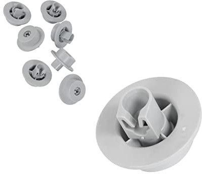 sparefixd Juego de 8 ruedas de cesta inferior para lavavajillas AEG