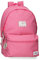 Pepe Jeans Luna Laptop-Rucksack mit zwei Fächern, 15,6 Zoll, Rosa, 31 x 44 x 15 cm, Polyester, 20,46 l