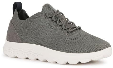 Geox Herren U Spherica Sneaker, Dk Green, 45 EU