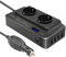 revolt Spannungwandler: 200W-Kfz-Wechselrichter Steckerleiste, 2X 230V, 4X USB, 400W Spitze (Kfz Spannungswandler, Auto Stromstecker, Apple iPhone Ladekabel)