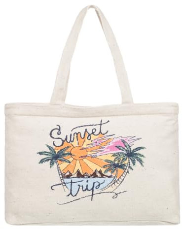 Roxy Damen Sommer Blume Tote Bag Natural 234, Einheitsgröße, Natural 234, Einheitsgröße