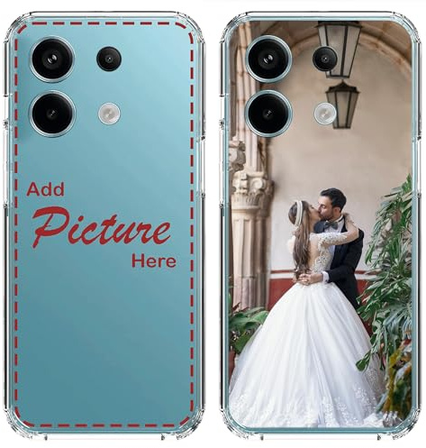 Handyhülle für das Xiaomi Redmi Note 13 Pro 5G Hülle selbst gestalten Silikonhülle Dein Bild Motiv Design Personalisierte Schutzhülle Silikon Case eigenes Foto individuell bedrucken erstellen