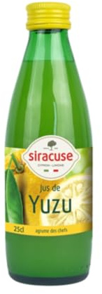 Siracuse Jus de Citron 120 x 5ml/Boite, 500ml/Bouteille, 5L/Bidon et Jus de Yuzu 250ml/Bouteille - Lot 1, 2 et 3 Unités - Livraison Gratuite France (3, Yuzu 250ml)