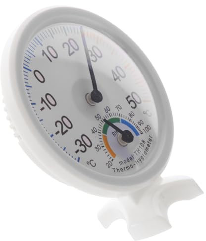 KITANDOVE Hochpräziser Hygrothermograph Mit Analoganzeige Temperatur Und Feuchtigkeitsmessgerät Für Innenräume Für Kühlschränke Gewächshäuser Und Klimakontrolle