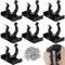 Fanci Zoccolo Cucina 20 pcs Fissaggio per Battiscopa Ganci per Zoccolo Cucina Sistemato il Battiscopa Della Cucina da 28-32mm (Clip B)
