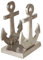 ReWu Serviettenhalter Anker aus Metall Maritim Serviettenspender Küchenzubehör Tischdekoration Barzubehör Serviettenständer 10 x 8 x 14 cm