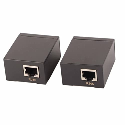 Sorandy VGA -Sender und -empfänger, VGA Extender 60 M RJ45 Extender Senderempfänger mit Senderempfänger GOR CAT 5/6 Ethernet Kabel