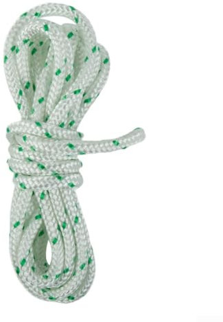 Corde de démarrage 4,5 mm x 2 m - Cordon de démarrage de rechange pour tondeuse à gazon, tronçonneuse, souffleur de feuilles, coupe-pierre, tondeuse autoportée, tondeuse à gazon - Cordon de traction