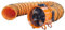 Cyclone 250mm 10 Dust Fume Extractor Ventilation Fan 230v with 5m Ducting