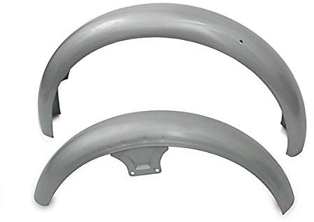 Kotflügel Schutzblech vorn & hinten grau gepulvert für Simson S50 S51 S70