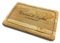 Personalised Compact Heveawood Chopping Board - Engraved Wedding Anniversary & Housewarming Gift - Personalised with Any Message