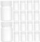 20pcs 50ml Plastic Empty Pill Bottles with Caps Tablet Bottle Case for Chemical Container Sample Storage