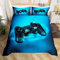 Homewish Teens Games Duvet Cover Set Boys Gamepad Bedding Set King Modern Vr Gamer Comforter Cover For Youth Girls Player Gaming Joystick Quilt Cover Bedroom Decor With 2 Pillow Cases Blue