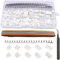 RUNCCI-YUN 540Stück JST Stecker Kit, JST-XH, 2,54mm Pitch Weiblich Pin Header, JST Adapter Kabel Stecker, JST Männlich und Weiblich Stecker (2/3/ 4/5/ 6 Pin)+1.0m JST BEC kabel
