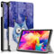 Xuanbeier Ultra Dünn Hülle Kompatibel mit Vankyo S20/TOSCIDO P20/TOSCIDO P101/DUODUOGO 10 10zoll Tablette Schutzhülle mit stehender Funktion,Eule