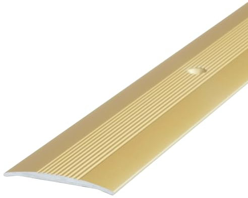 Dalsys 180cm Profilé de Jonction 38mm à Visser Aluminium Or, convient à différents sols
