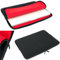 ZENO Laptop Sleeve Case Protective Soft Padded Zipper Cover Carrying Computer Bag Compatible for Notebook Chromebook MacBook Pro MacBook Air (Black) (15.6)